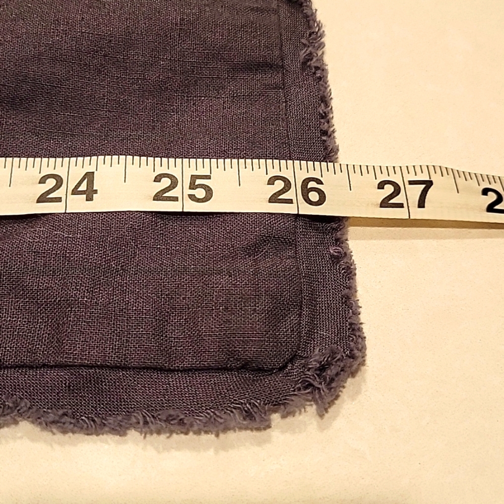 Hearth & Hand linen/cotton blend charcoal grey 26x26 pillow covers (set of 4) - Picture 6 of 7